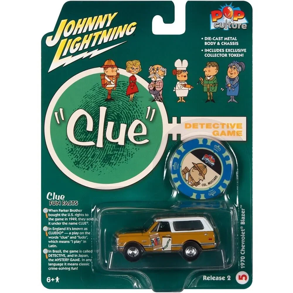 2022 Johnny Lightning Pop Culture 1970 Chevrolet Blazer Colonel w/Poker Chip